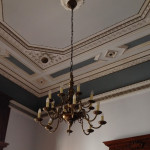 Bronz 2 részes flamand csillár bronz