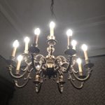 Bronz 2 részes csillár bronz