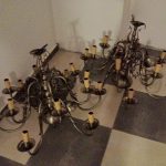 Holland bronz csillár bronz