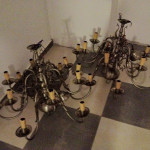 Holland bronz csillár bronz