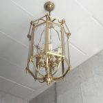 Bronz laterna csillár bronz