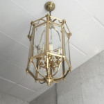 Bronz laterna csillár bronz