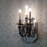 Tükörhátlapra készített falikar falikar