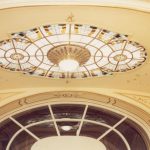 Operett Tiffany mennyezet lámpa lámpa