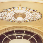 Operett Tiffany mennyezet lámpa lámpa