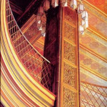 Uránia Nemzeti Filmszínház folyosó oszlop uránia